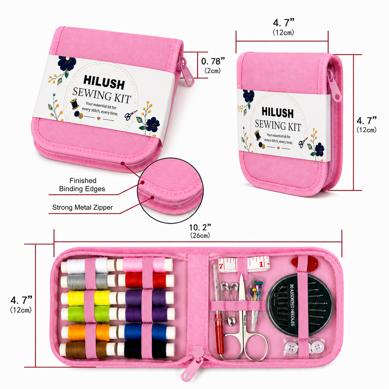 HILUSH Sewing Kit | Complete Sewing & Stitching Kit