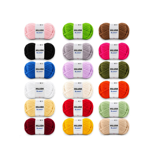 Blanket Yarn Colour Collection – Pack of 18