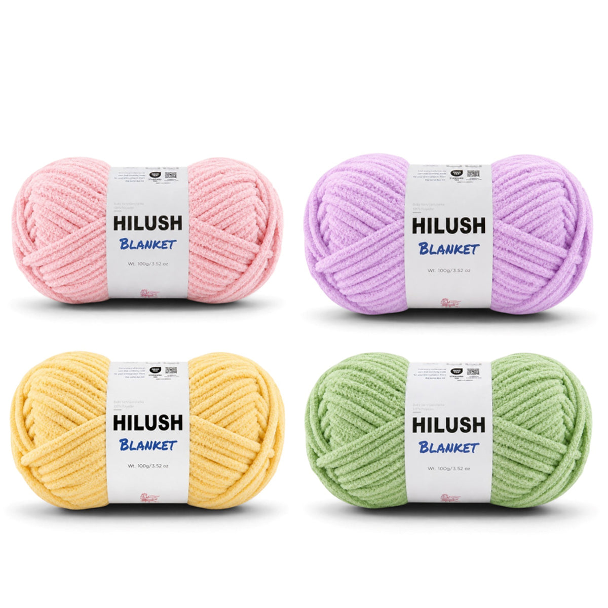 Blanket Pastel Yarn Bundle – Pack of 4
